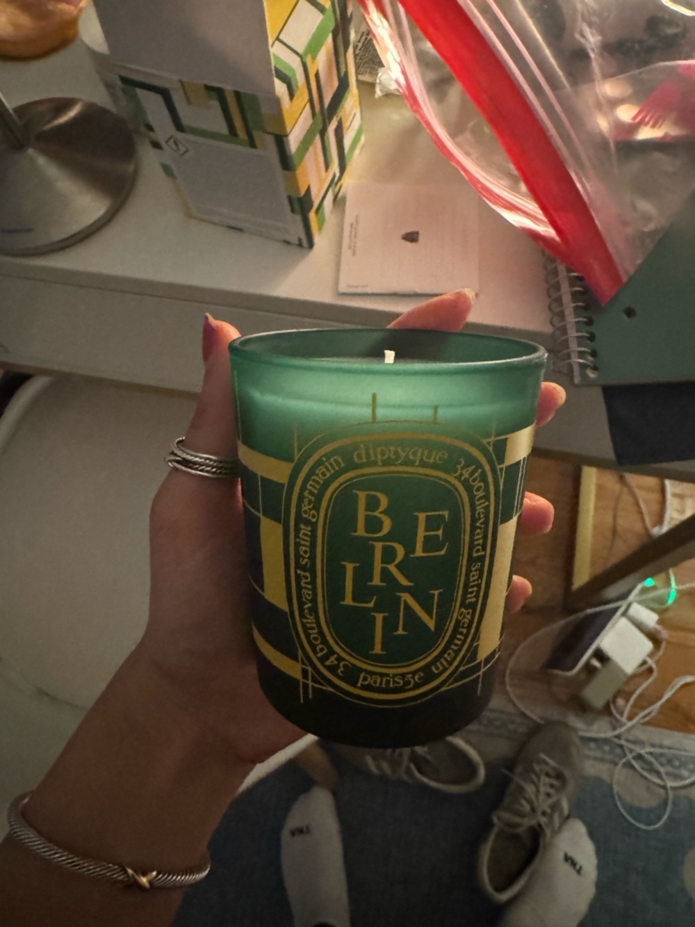 diptyque Green and Yellow 'Berlin' Candle - Picture 2 of 2